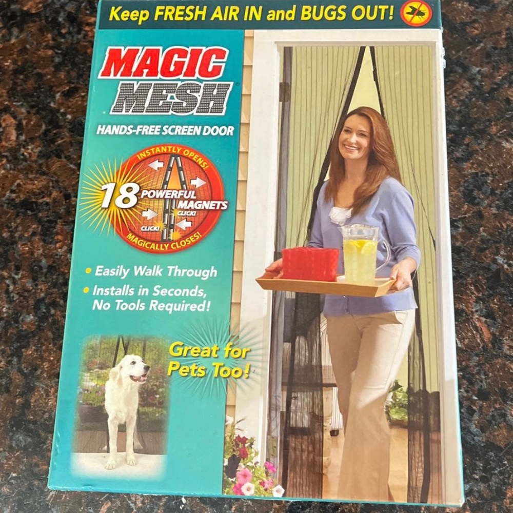 Magic Mesh Screen Door - Picture 3 of 3